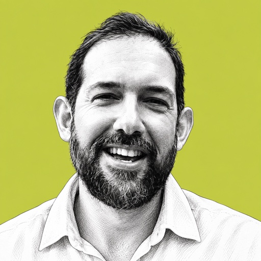 Illustrated portrait of Sam Brenner